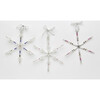 Beaded Snowflake Ornaments - Craft Kits - 6
