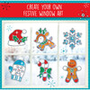 Holiday Easy Sparkle Window Art - Craft Kits - 7