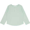 Pistachio Long Sleeve Henley - Shirts - 1 - thumbnail