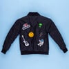 Customizable Bomber Jacket, Black - Puffers & Down Jackets - 2