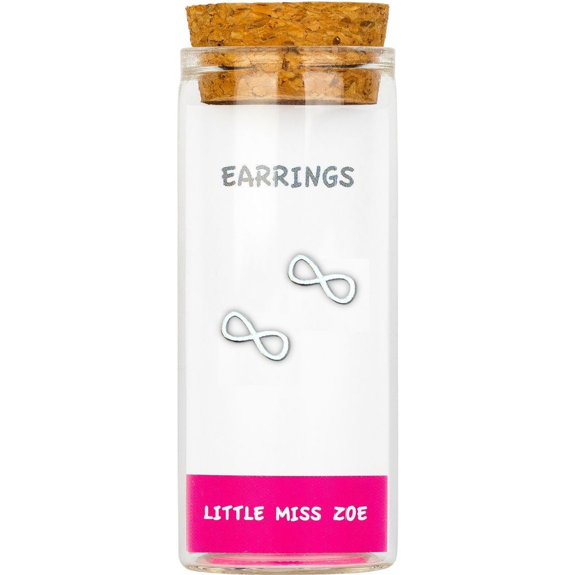 Stud Earrings in a Bottle, Infinity - Earrings - 1