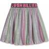 Metallic Pleated Skirt, Multi - Skirts - 1 - thumbnail