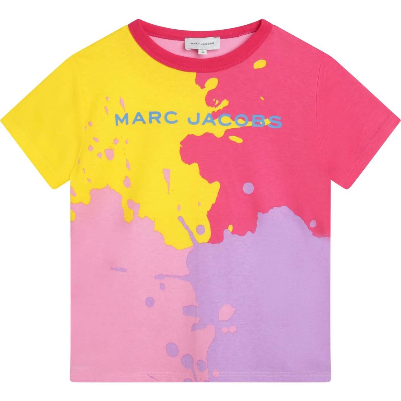 Splash Logo T-Shirt, Multicolor - Little Marc Jacobs Tops | Maisonette
