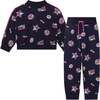 Logo Patch Tracksuit, Navy - Mixed Apparel Set - 1 - thumbnail