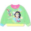 Hero Graphic Sweatshirt, Green - Sweatshirts - 1 - thumbnail
