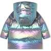 Reflective Hooded Puffer Jacket, Multicolor - Jackets - 3