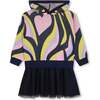 Heart Hooded Knit Dress, Multi - Dresses - 1 - thumbnail