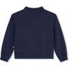 Sequin Fleece Sweatshirt, Navy - Sweatshirts - 4