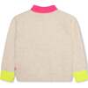 Rainbow Knit Sweater, Beige - Sweaters - 5
