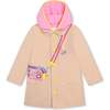 Hooded Trench Coat, Beige - Coats - 1 - thumbnail