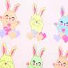 Bunny Graphic T-Shirt, Pink - T-Shirts - 2