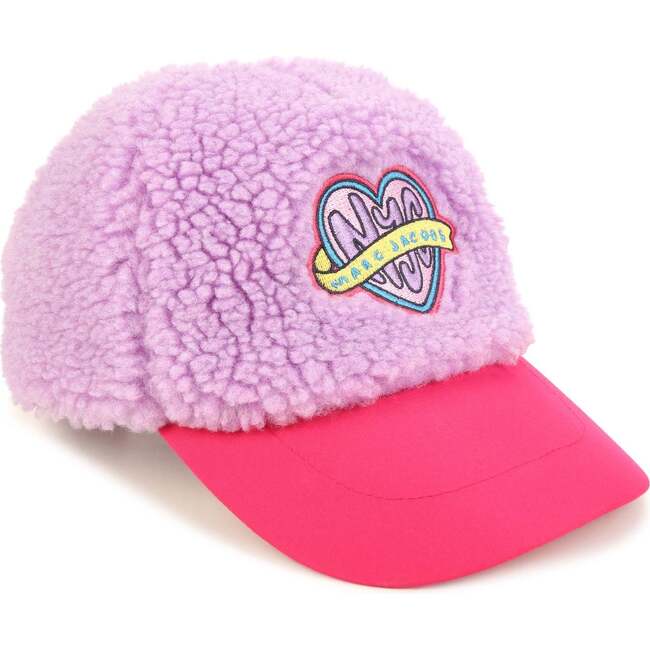 Fuzzy Logo Cap, Pink