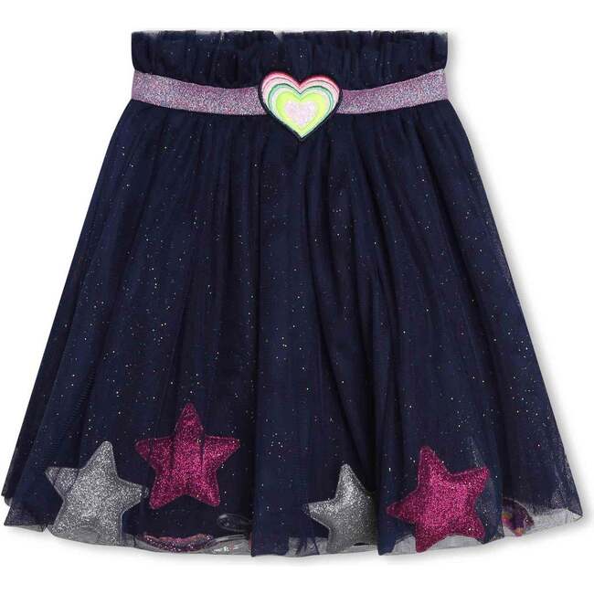 Star Glimmer Skirt, Navy