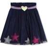 Star Glimmer Skirt, Navy - Skirts - 1 - thumbnail