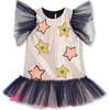 Star Tulle Dress, Navy - Dresses - 1 - thumbnail