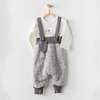 Zebra Welsoft Overalls Outfit, Grey - Mixed Apparel Set - 2