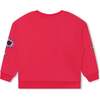 Logo Patch Sweatshirt, Pink - Sweatshirts - 3