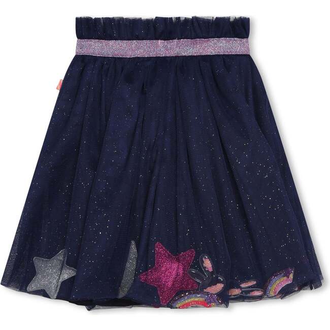 Star Glimmer Skirt, Navy - Skirts - 4