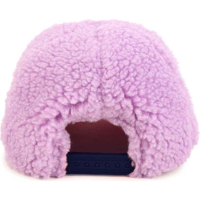 Fuzzy Logo Cap, Pink - Hats - 4