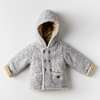 Welsoft Buttoned Jacket, Grey - Jackets - 2