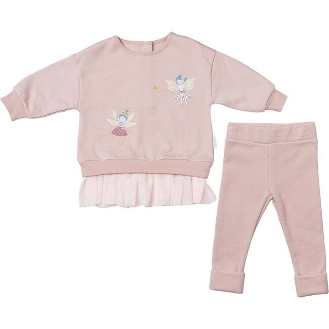 Fairy Graphic Ruffle Outfit, Pink