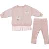 Fairy Graphic Ruffle Outfit, Pink - Mixed Apparel Set - 1 - thumbnail