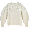 Women's Cusco Embroidered Pullover, Ivory - Sweaters - 1 - thumbnail