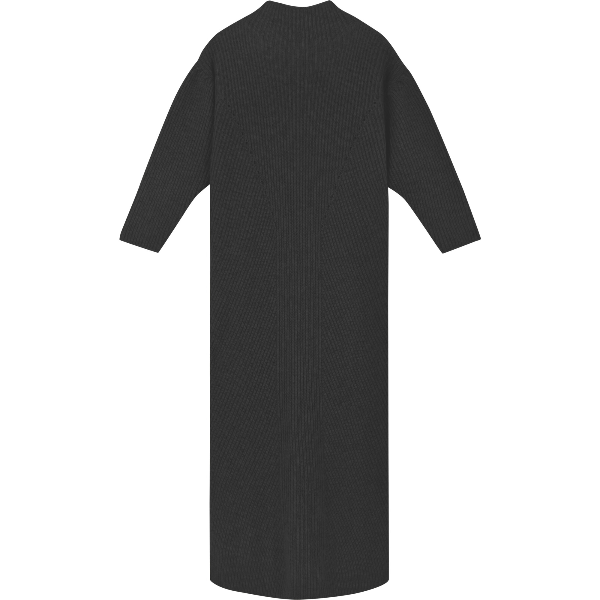 Women's Pichu Pichu Oversized Sweater Dress, Black - Sweaters - 1