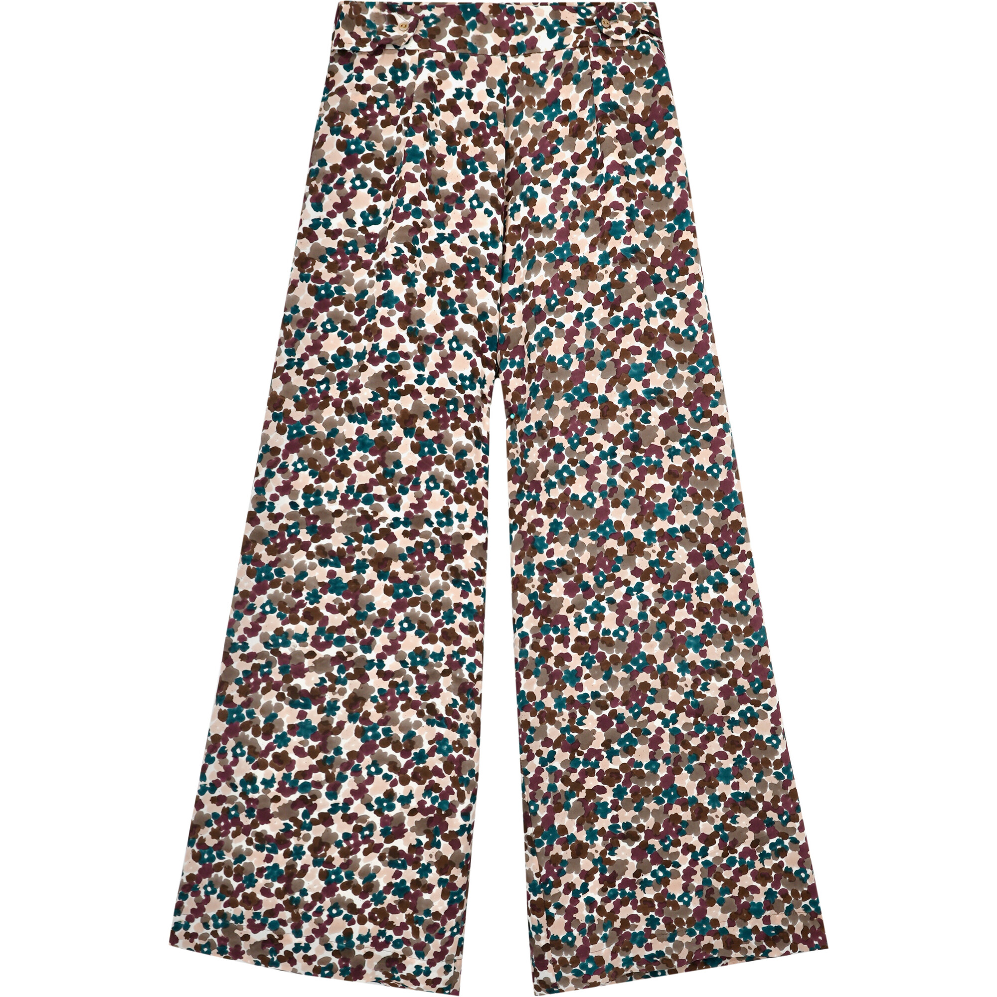 Women's Riga Flat Waist Side Zip Pant, Amaryllis - Pants - 1