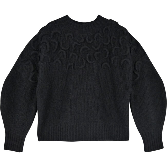 Women's Cusco Embroidered Pullover, Black