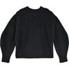 Women's Cusco Embroidered Pullover, Black - Sweaters - 1 - thumbnail