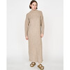 Women's Pichu Pichu Oversized Sweater Dress, Camel - Sweaters - 2