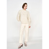 Women's Cusco Embroidered Pullover, Ivory - Sweaters - 4