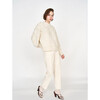 Women's Cusco Embroidered Pullover, Ivory - Sweaters - 5