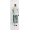 Women's Cusco Embroidered Cardigan, Dove Grey - Sweaters - 3