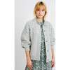Women's Cusco Embroidered Cardigan, Dove Grey - Sweaters - 4