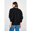 Women's Cusco Embroidered Cardigan, Black - Sweaters - 5