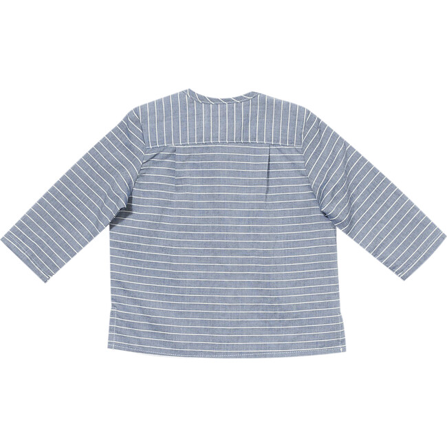 Lupo Baby Shirt, Chambray Stripe - Shirts - 2