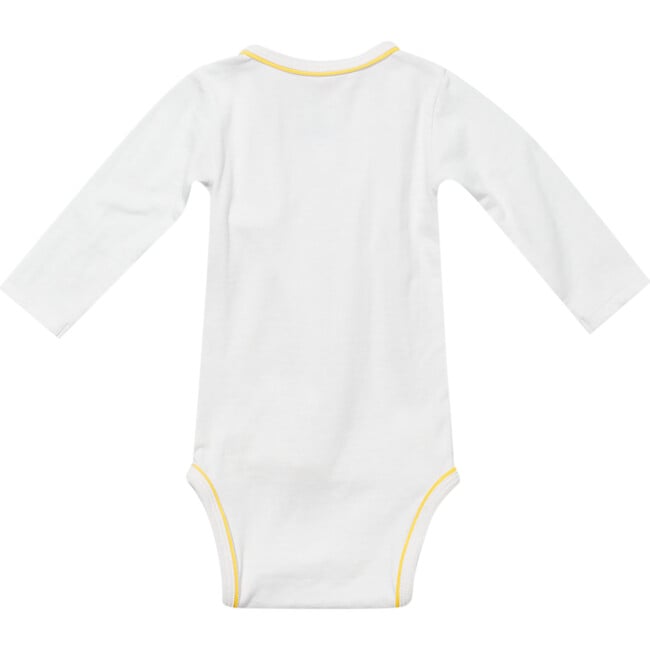 Crossbody Onesie, Yellow Piping - Onesies - 2