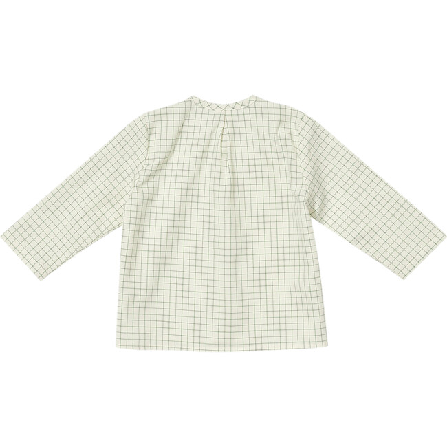 Lupo Baby Shirt, Green Tattersall - Shirts - 2