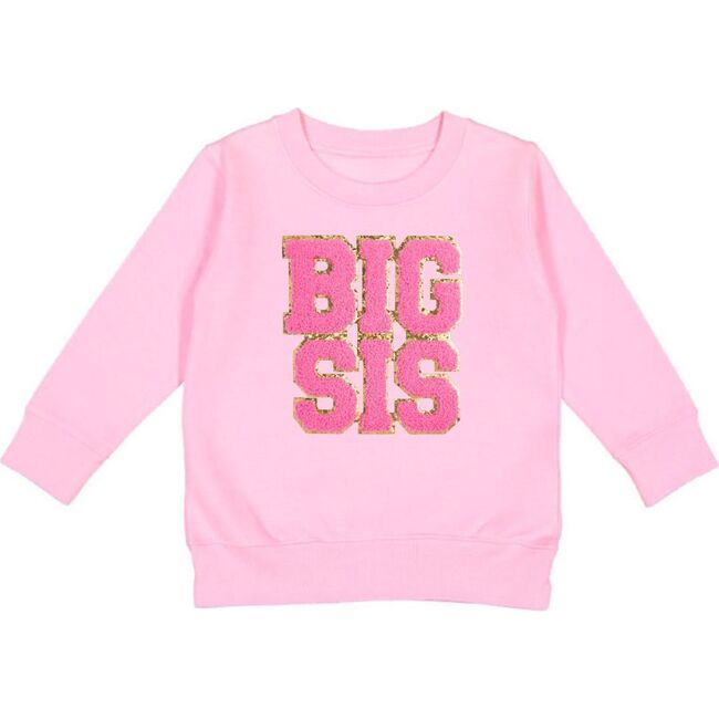 Big Sis Patch Sweatshirt, Pink