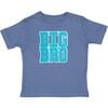 Big Bro Patch Short Sleeve T-Shirt, Indigo - T-Shirts - 1 - thumbnail