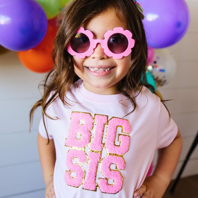 Big Sis Patch Short Sleeve T-Shirt, Ballet - Shirts - 2