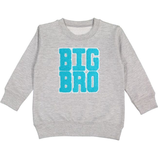 Big Bro Patch Sweatshirt, Grey