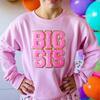 Big Sis Patch Sweatshirt, Pink - Sweatshirts - 2