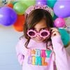 Birthday Girl Patch Sweatshirt, Pink - Sweatshirts - 3