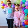 Big Sis Patch Sweatshirt, Pink - Sweatshirts - 4