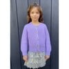 Becca Fisherman Rib Knit Cropped Cardigan, Lilac - Cardigans - 2