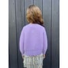 Becca Fisherman Rib Knit Cropped Cardigan, Lilac - Cardigans - 4