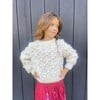 Marisa All-Over Popcorn Cable Knit Sweater, Ivory - Sweaters - 4